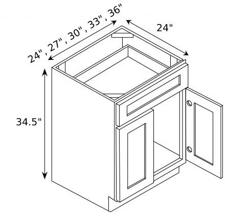 base cabinets