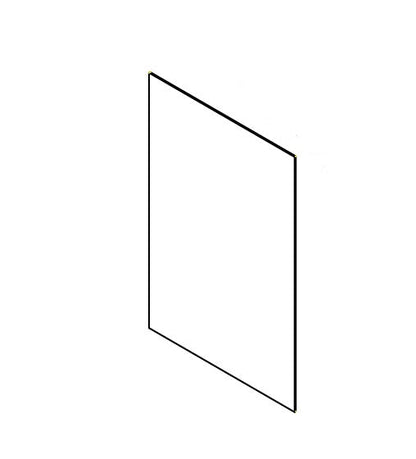 Single base-height panel — profile illustration