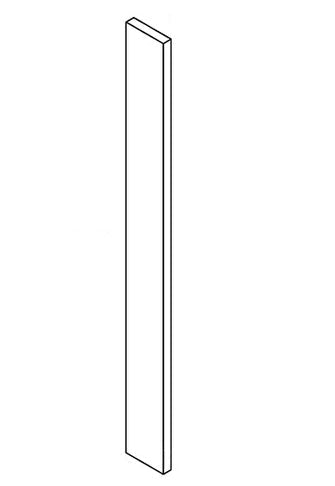 Cabinet filler — plain profile illustration