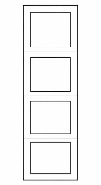 WP-T pantry side decorative panel — four joined door panels