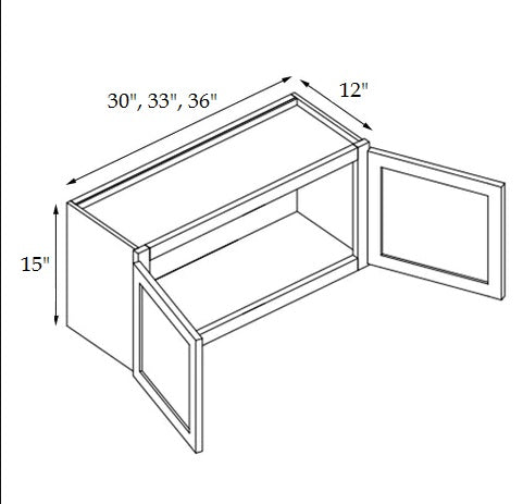 15 Inch height Wall Bridge Cabinet