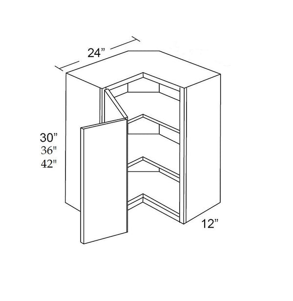 Piecut Wall Corner Cabinet